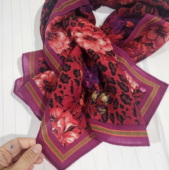 Kenzo wool scarf Vintage 💯 Authentic - Picture 1 of 9